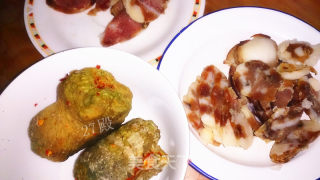 27的烹饪日记——剩菜剩饭的又一次华丽转身“腊肠大头菜燕麦炒饭”的做法步骤：1