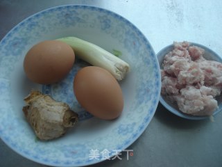 肉末蒸蛋的做法步骤：1