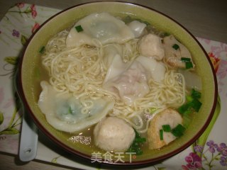 【上汤云吞饺子面】---让这个春天不太冷的做法步骤：5