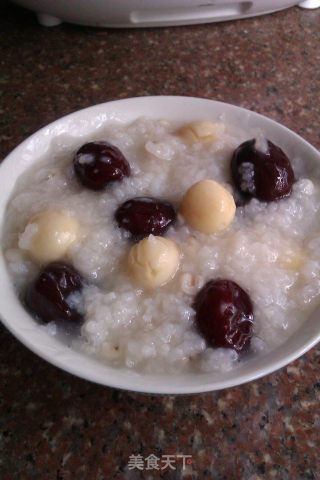 红枣薏米莲子粥的做法步骤：7