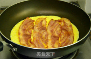 培根蛋卷饼的做法步骤：5