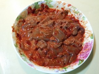 肝腰合炒的做法步骤：3
