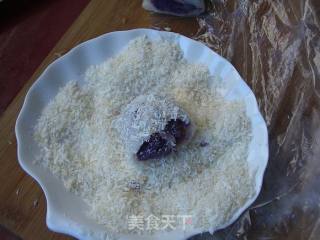 山药紫薯卷的做法步骤：9