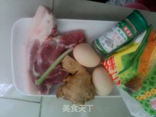 蒸肉饼的做法步骤：2