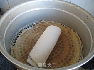 紫米双色卷的做法步骤：9