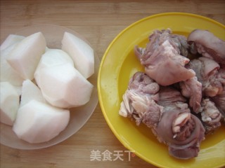 羊肉萝卜汤的做法步骤：2