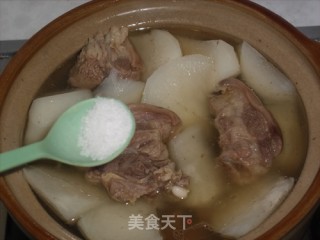 羊肉萝卜汤的做法步骤：7