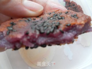 紫薯饼的做法步骤：7
