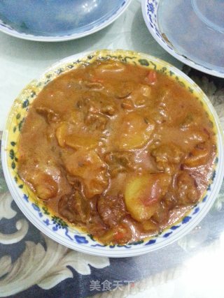咖喱牛肉的做法步骤：5
