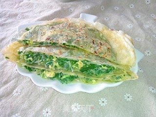 韭菜粉丝饼的做法步骤：14