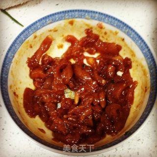 青椒肉丝面的做法步骤：4