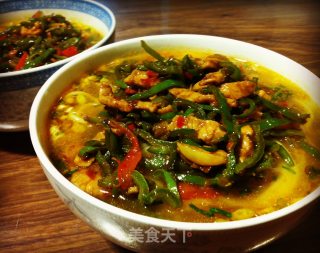 青椒肉丝面的做法步骤：13