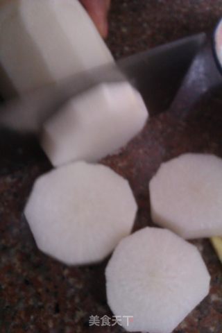 蒸白萝卜的做法步骤：3