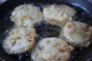酥脆醇香---炸藕盒的做法步骤：5