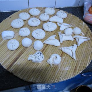 花样面食 一锅出（馒头、包子、糖三角、花卷）的做法步骤：3
