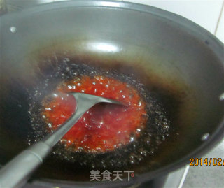 酥脆酸甜的糖醋肉的做法步骤：7