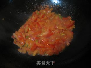 番茄肉片汤的做法步骤：5