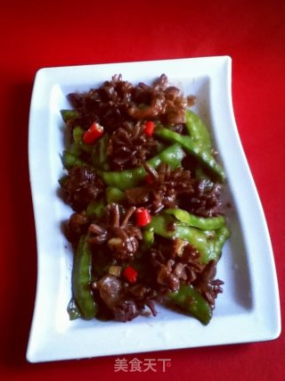 鸡胗炒荷兰豆的做法步骤：7