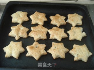 星星蜜豆司康的做法步骤：7