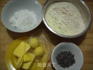 全麦巧克力饼干的做法步骤：1