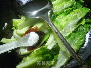 蚝油生菜的做法步骤：6