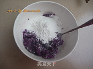 紫薯圆子汤的做法步骤：2
