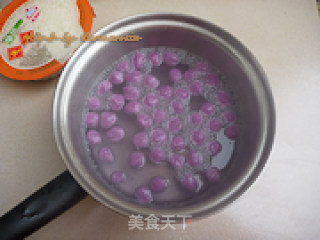 紫薯圆子汤的做法步骤：7