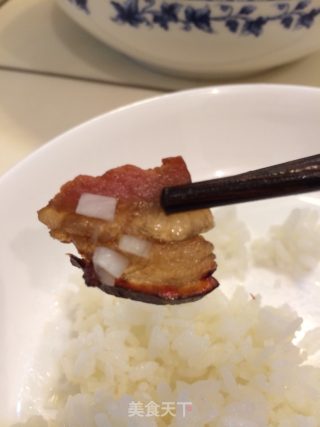腊肉炒大蒜的做法步骤：4