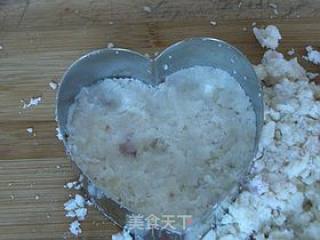 玫瑰蜜豆山药糕的做法步骤：3