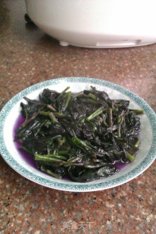 炒红菜的做法步骤：6