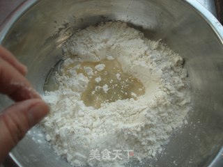 酵母版蜜豆司康的做法步骤：2
