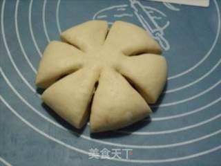蜜豆花包的做法步骤：8