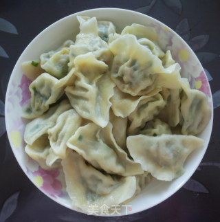 鱿鱼韭菜水饺的做法步骤：9