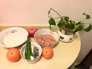 糯米虾尾球的做法步骤：1