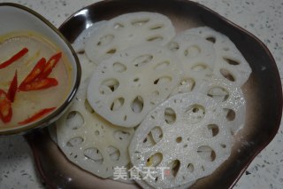 糖醋莲菜的做法步骤：12