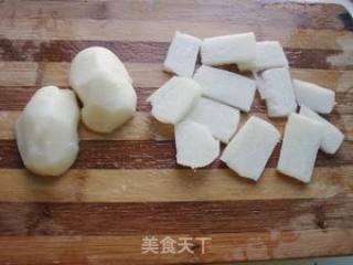 地瓜炒荷兰豆的做法步骤：2