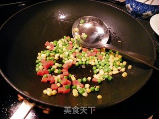 鸡丁冬菇盖浇饭的做法步骤：4