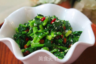 果仁菠菜的做法步骤：8