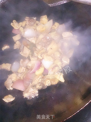27的烹饪日记——椰香咖喱鸡肉饭的做法步骤：4