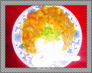 27的烹饪日记——椰香咖喱鸡肉饭的做法步骤：9