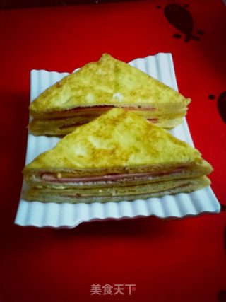 营养西多士的做法步骤：8
