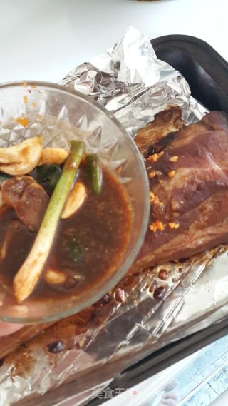 香烤五花肉的做法步骤：8