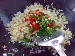 瑶柱蛋炒饭的做法步骤：5