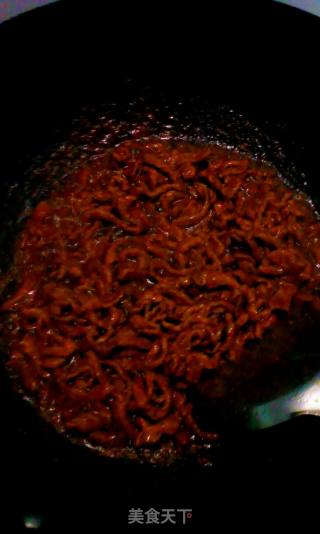 京酱肉丝的做法步骤：6