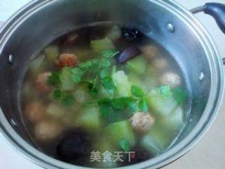 冬瓜肉丸汤的做法步骤：9