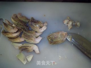 红头鱼煮朝鲜蓟的做法步骤：4