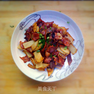 奶酪土豆培根煎的做法步骤：7
