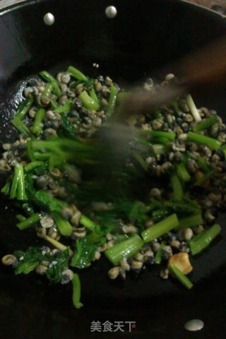 螺丝肉烧烫菜的做法步骤：6