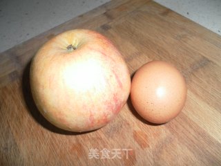 苹果奶酪鸡蛋饼的做法步骤：1