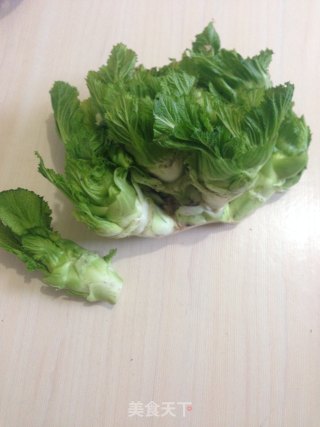 春天里的小清新白灼儿菜的做法步骤：1